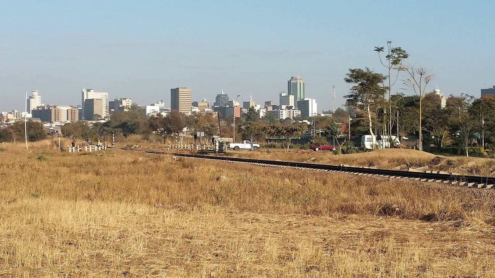 The Harare skyline seen from Chiremba Road